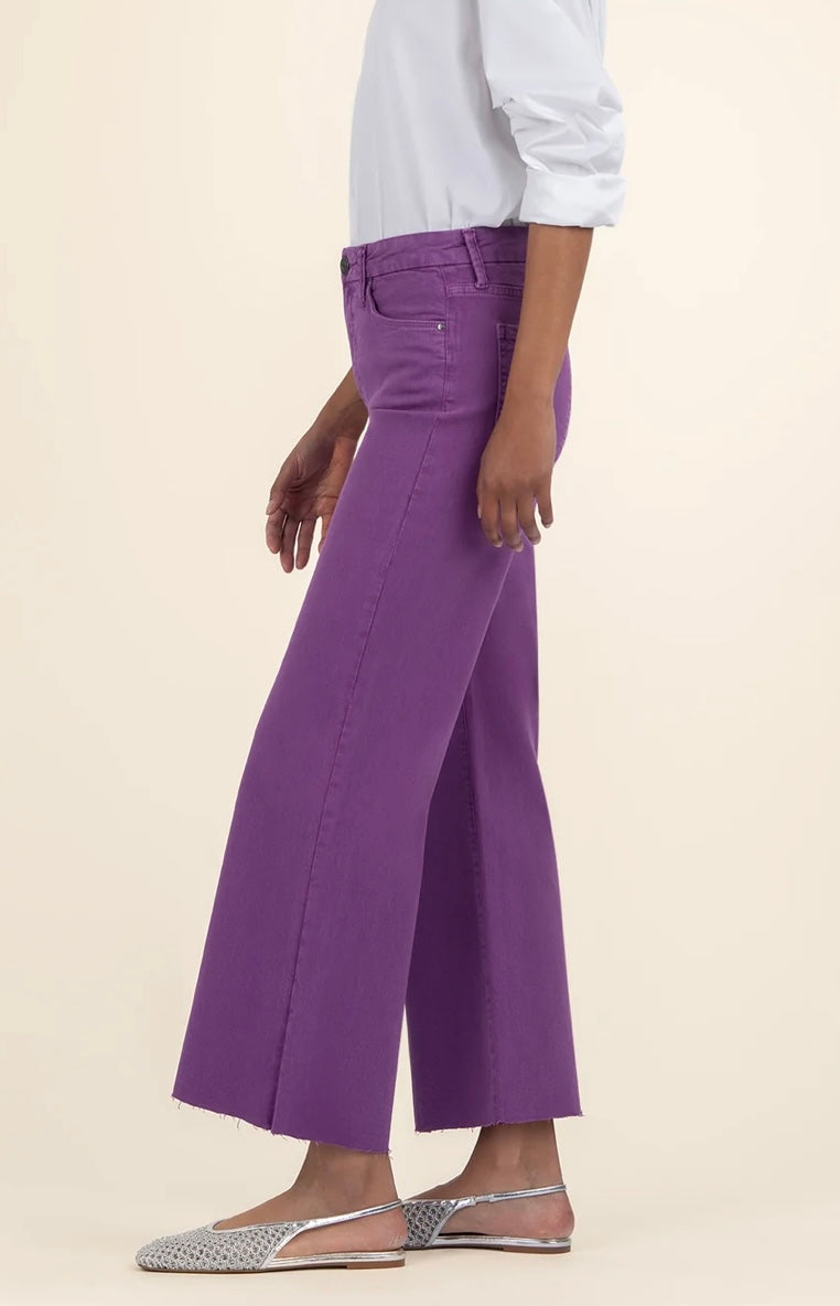 Meg High Rise Wide Leg - Orchid