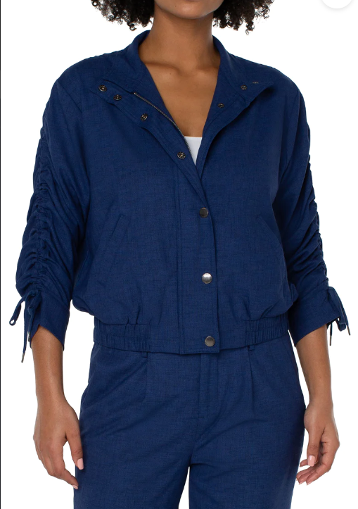 Liverpool Ruched Sleeve Jacket