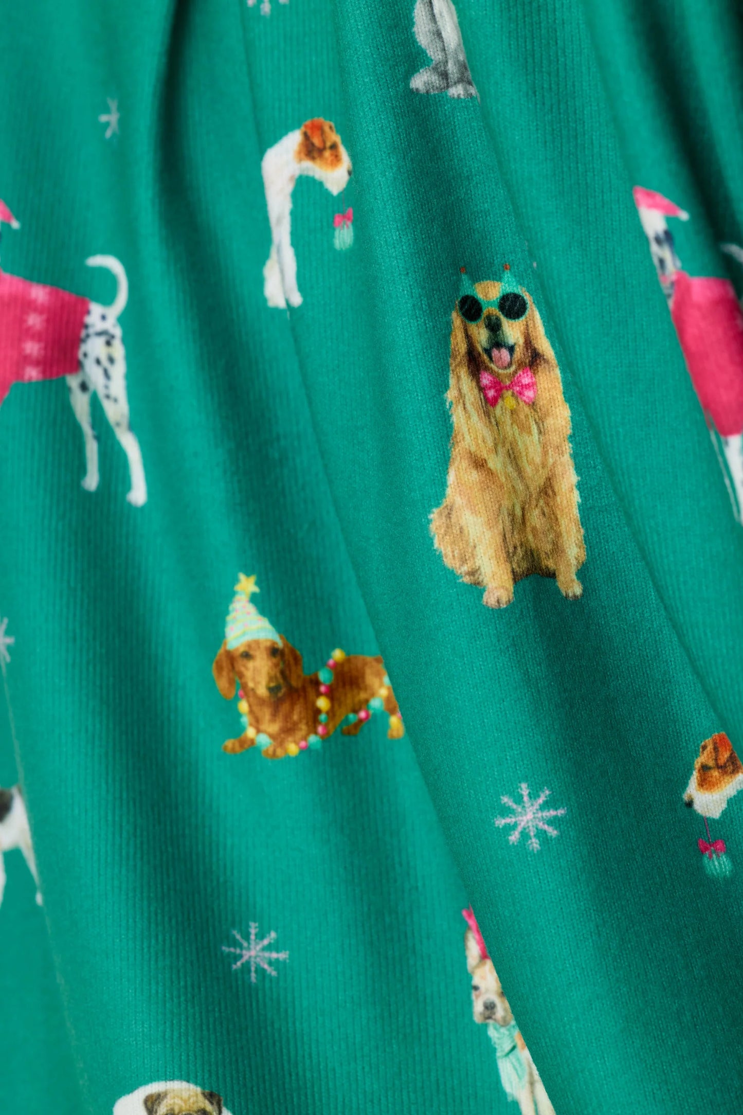 Merry Mutts Dog Print Long Sleeve Top