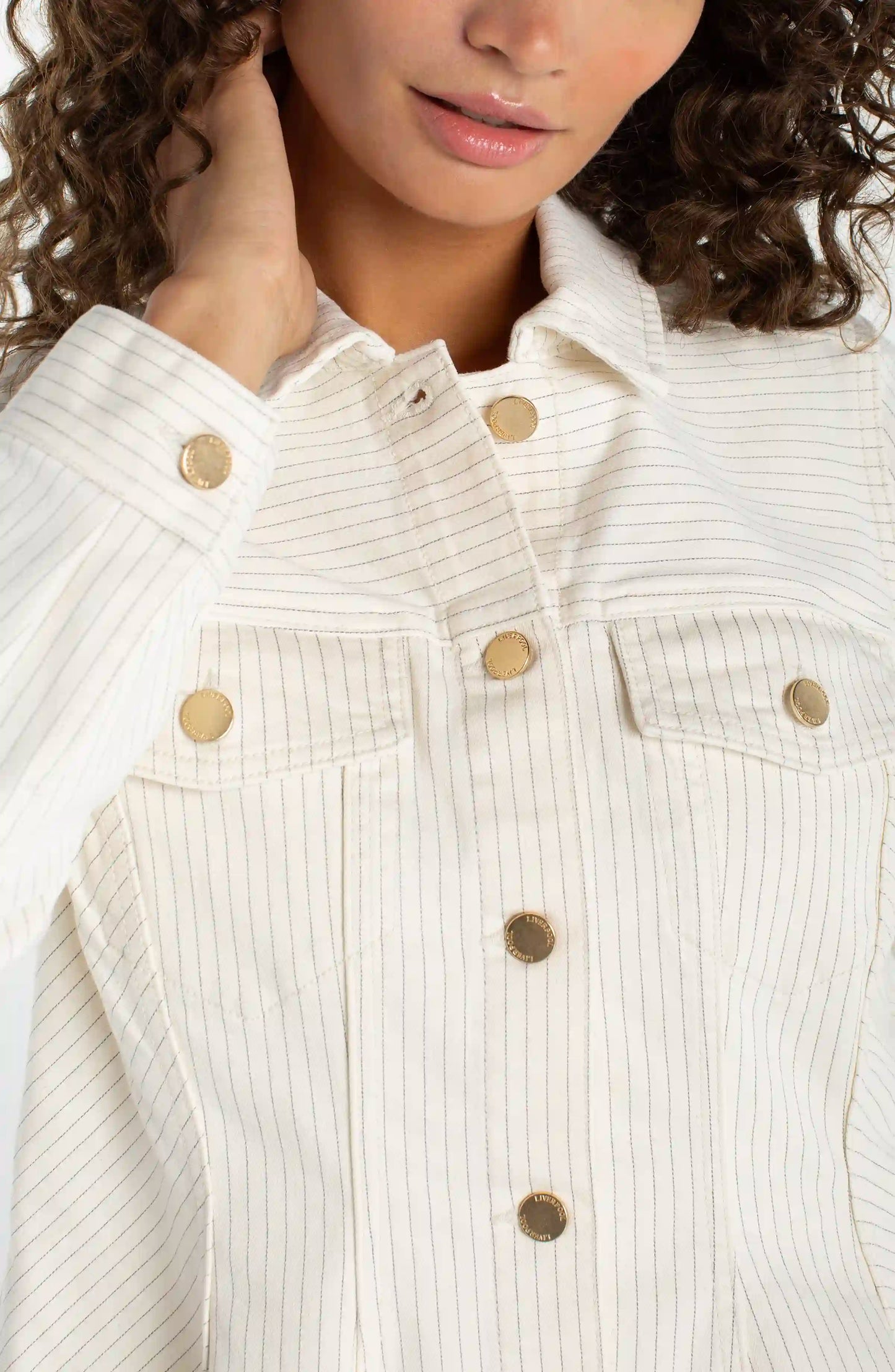 Fit and Flare Trucker Jacket