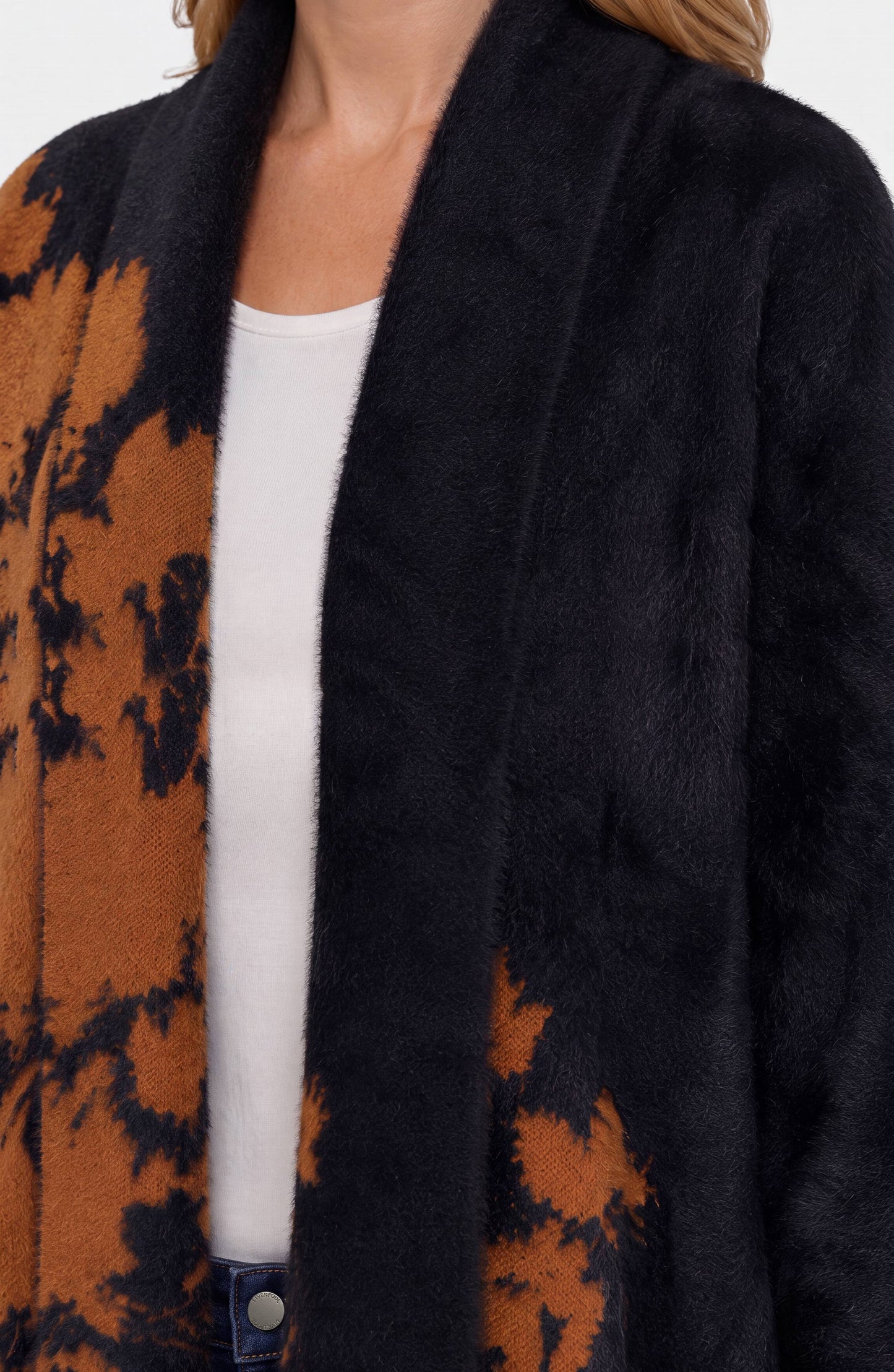 Copper Floral Coatigan