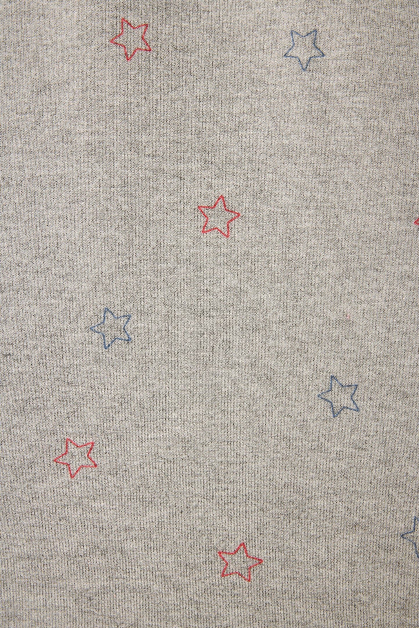 Star Print Gray Long Sleeve