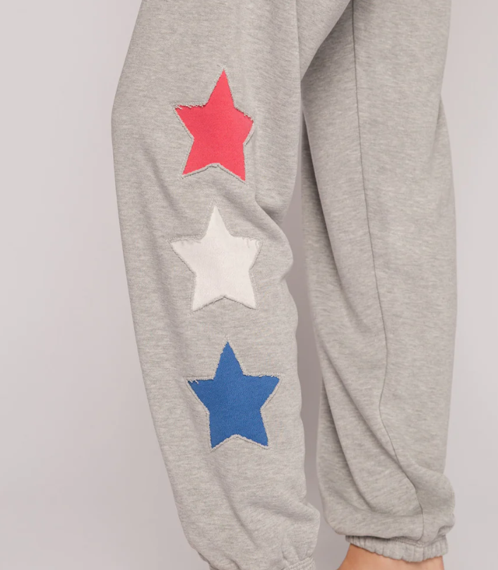 P.J. Salvage Star Spangled Joggers