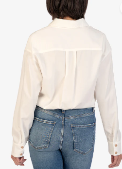 Kut from the Kloth Delanie Twist Front Shirt