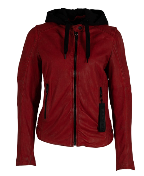 Mauritius Jadyn Red Leather Jacket