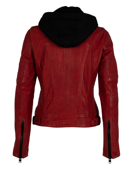 Mauritius Jadyn Red Leather Jacket