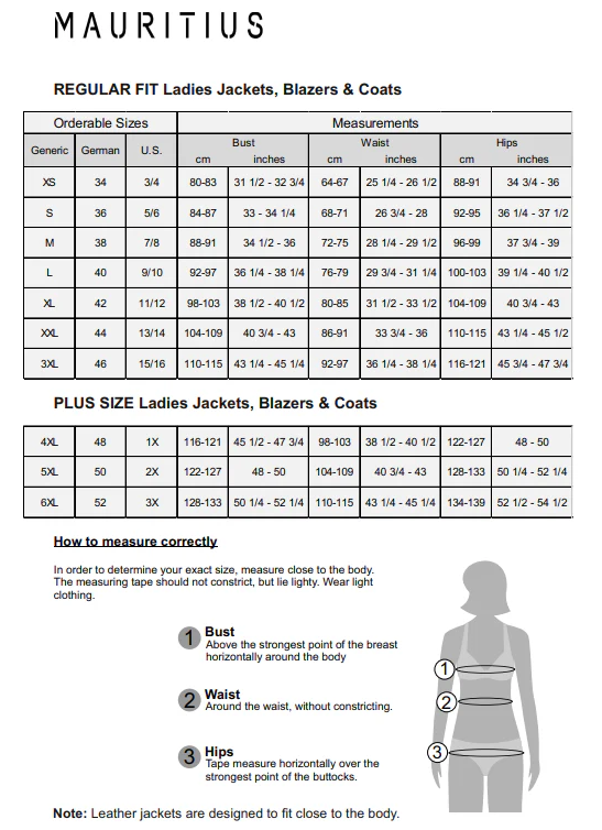 Mauritius Jenja Black Leather Jacket