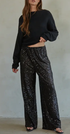 Sequin Flashback Pants