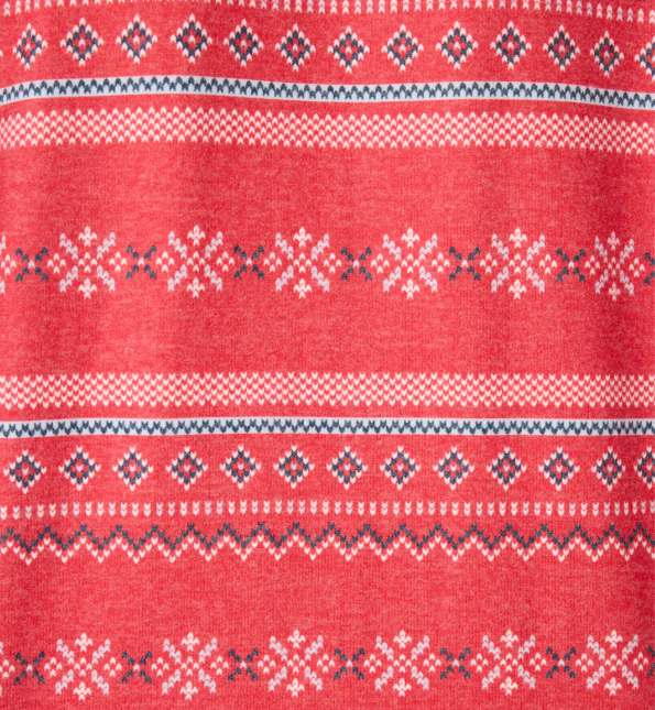 Red Snowflake Kisses Top
