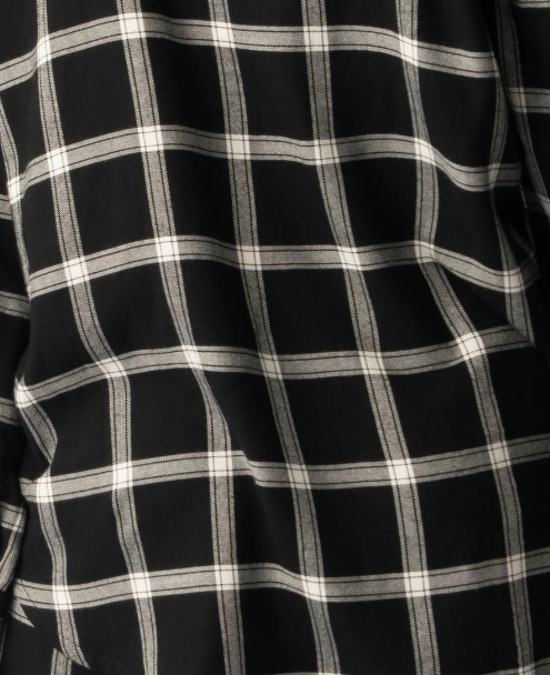 Cozy and Chic Black Flannel Bottoms