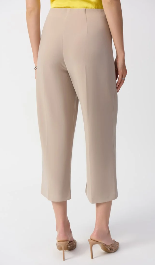 Silky Knit Culotte Pull-on Pants