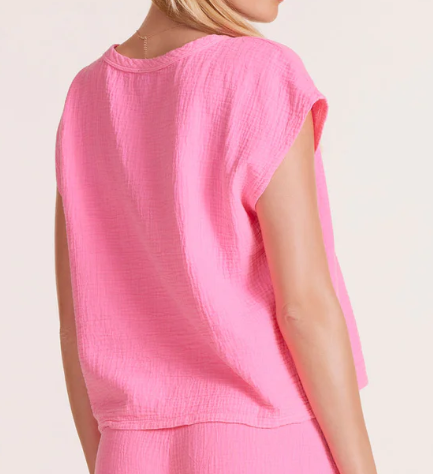 Bobi Short Sleeve Dolman Top