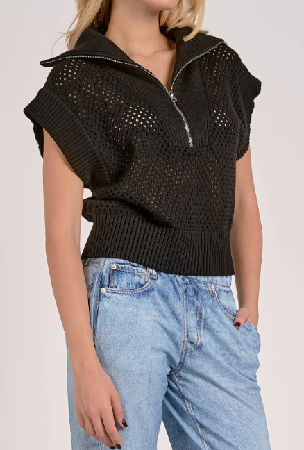 Allie Zip Up Sweater