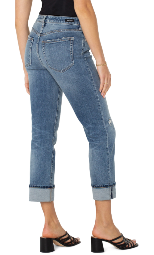 Marley Girlfriend Cuffed Jeans