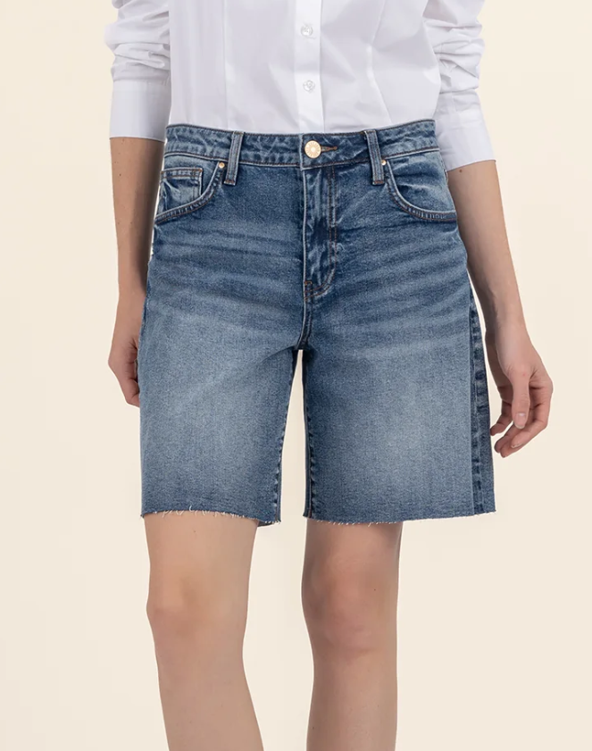 Denim Bermuda Shorts