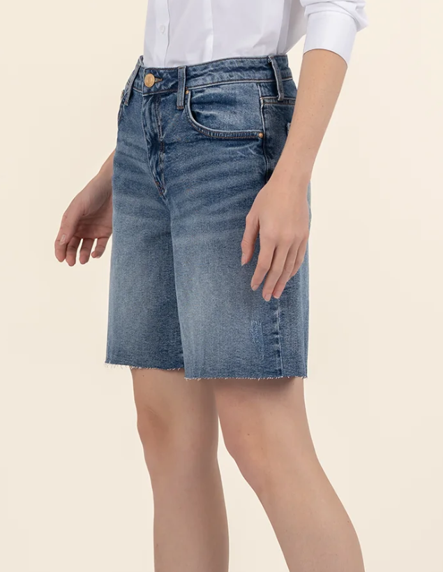 Denim Bermuda Shorts
