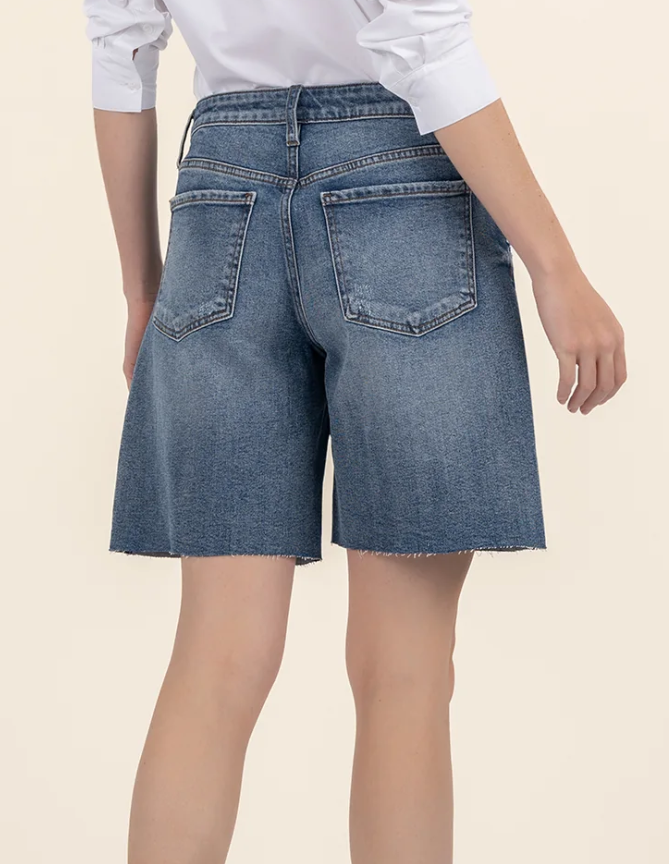 Denim Bermuda Shorts