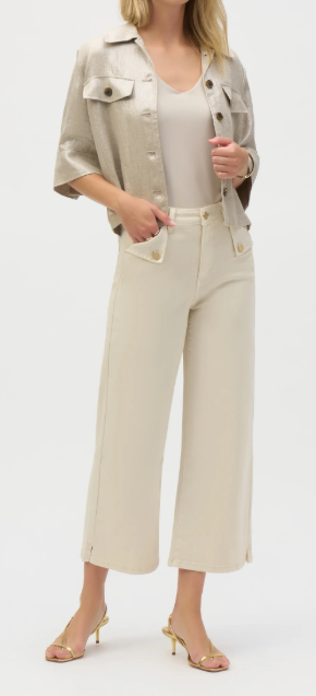 Culotte Jeans in Greige