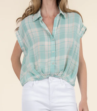 Gaia Pleat Hem Top