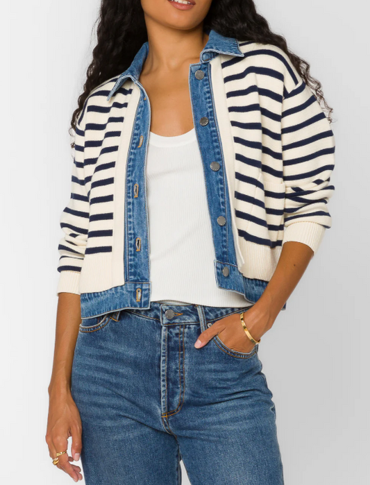 Francis Mixed Media Jacket