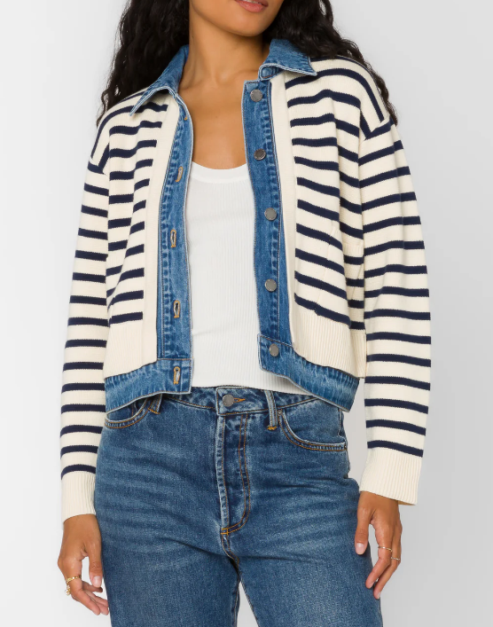 Francis Mixed Media Jacket