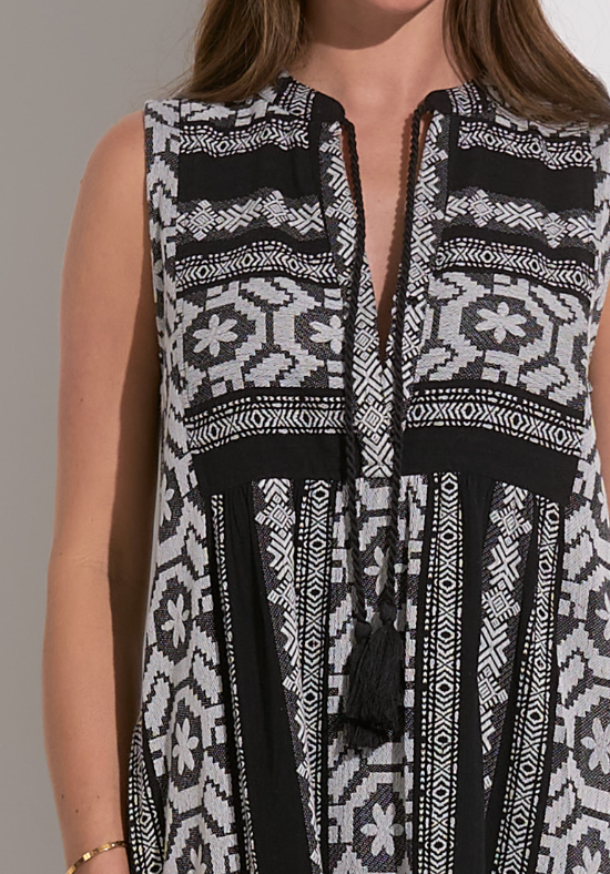 Sleeveless Tiered Maxi Dress