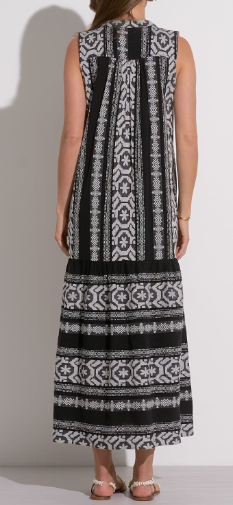 Sleeveless Tiered Maxi Dress