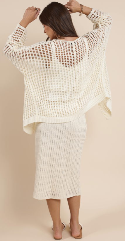 Open Knit Cardigan