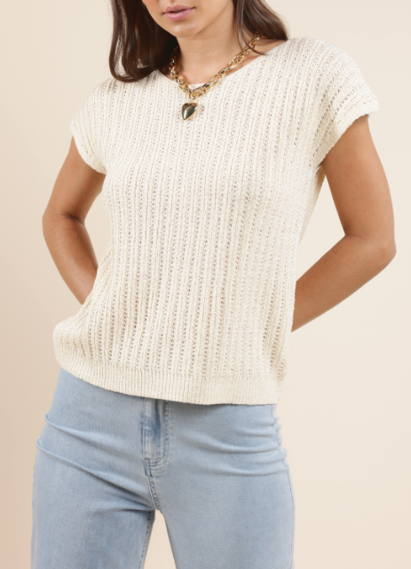 Jolie Short Sleeve Sweater