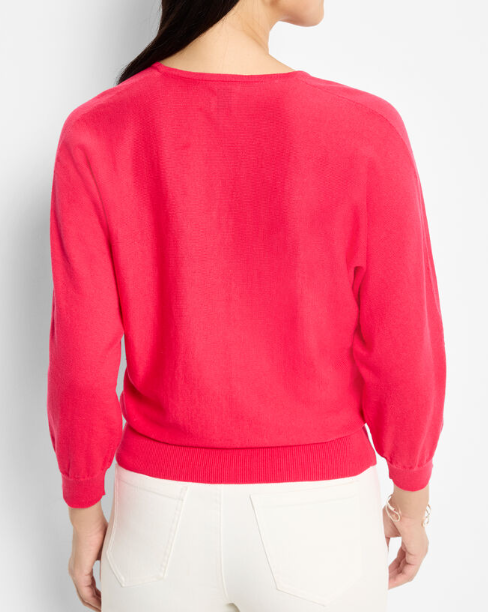 V-Neck Pure Cotton Sweater