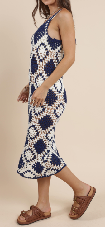 Crochet Midi Dress