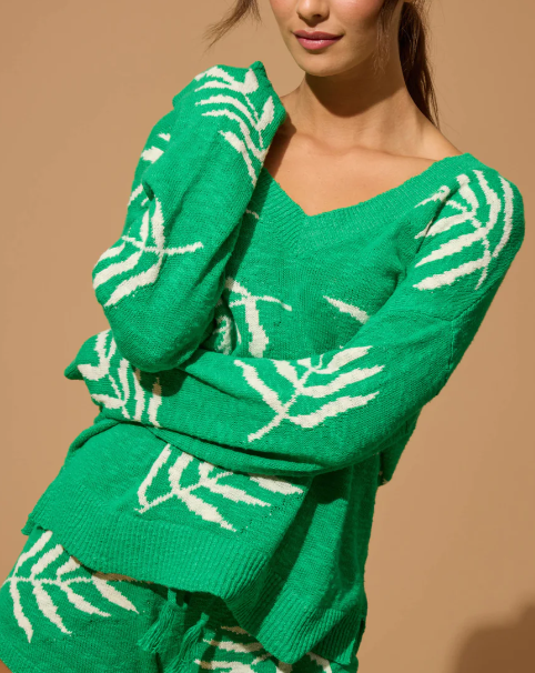 Beachcomber V Neck Sweater