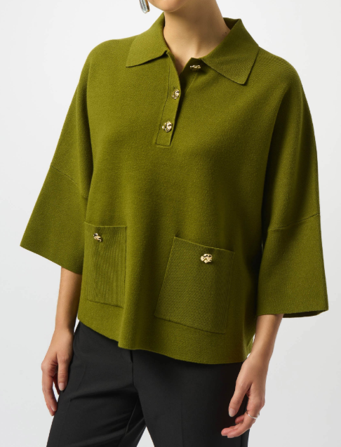 Boxy Pullover Knit Sweater