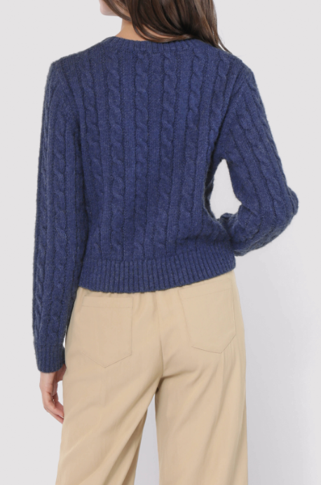 Lulu Embroidered Daisy Sweater