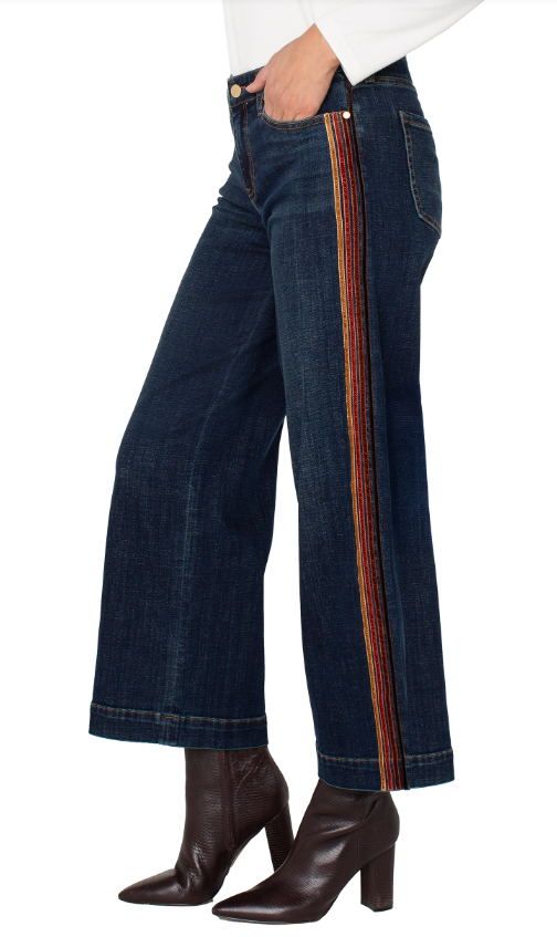 Stride Wide Leg w/Velvet Trim