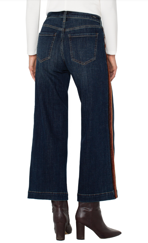 Stride Wide Leg w/Velvet Trim