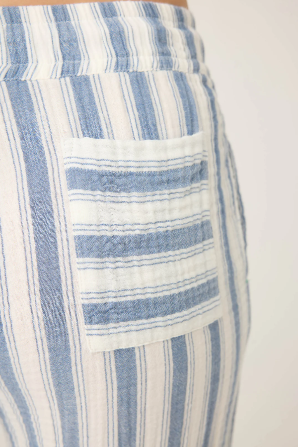 Striped Gauze Pants