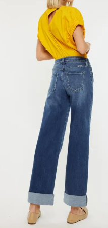 High Rise, Wide Leg Jeans