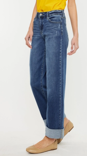 High Rise, Wide Leg Jeans