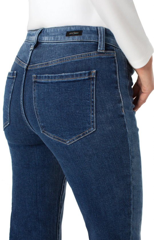 Hanna Flare Jeans with Blocking Detail