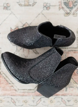 Fiera Glitter Ankle Bootie