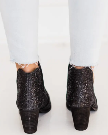 Fiera Glitter Ankle Bootie