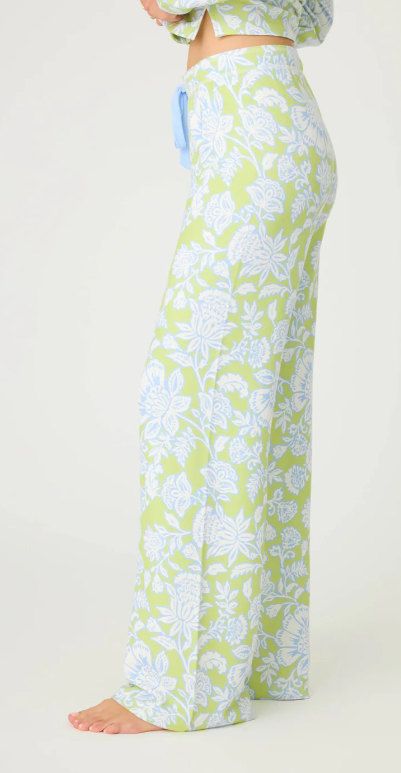 Beautiful Life Lime Floral Pant