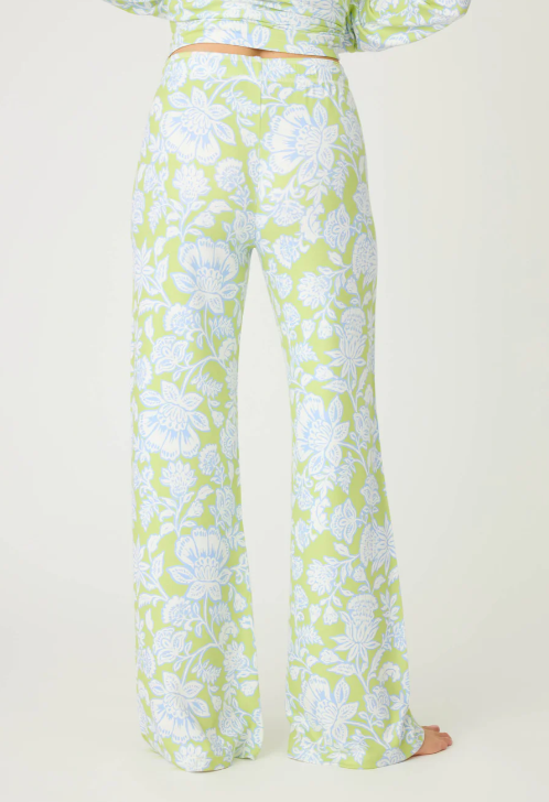 Beautiful Life Lime Floral Pant