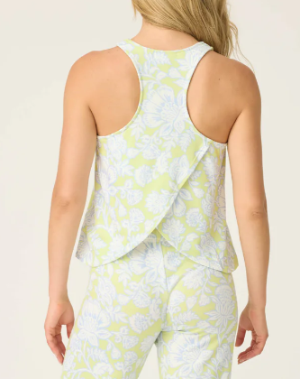 Beautiful Life Lime Floral Tank