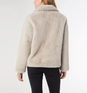 Josephine Faux Fur Moto