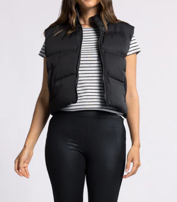 Issey Cropped Puffer Vest