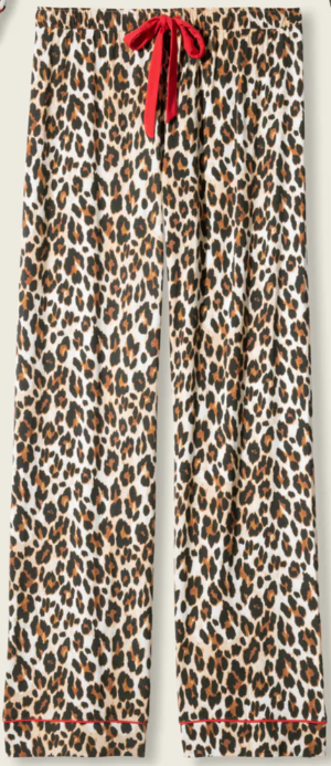 Leopard Print Pajama Pants