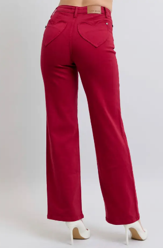 Red Heart Pocket Jeans