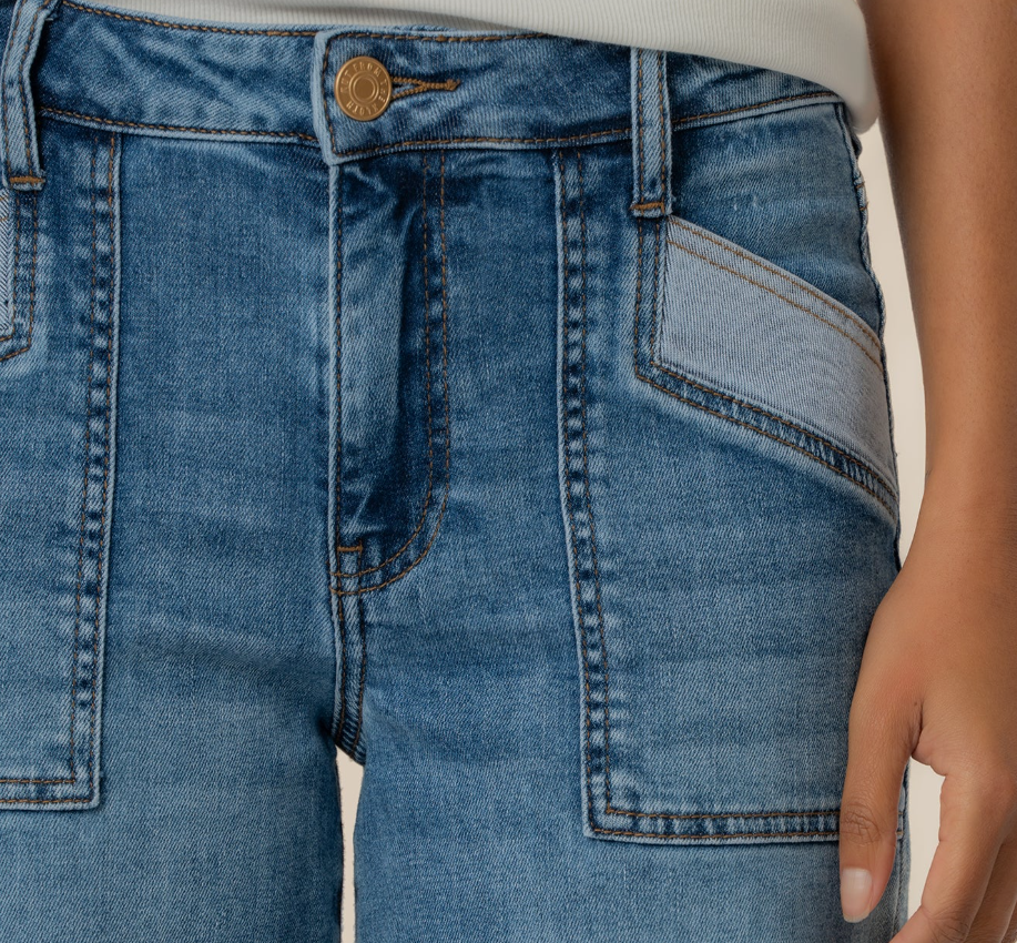 Maya High Rise Wide Leg Jeans